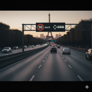 périphérique parisien limité à 50km/H