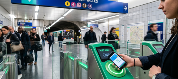 Validation smartphone métro Paris 2026 - Navigo Easy et appli IDF Mobilités