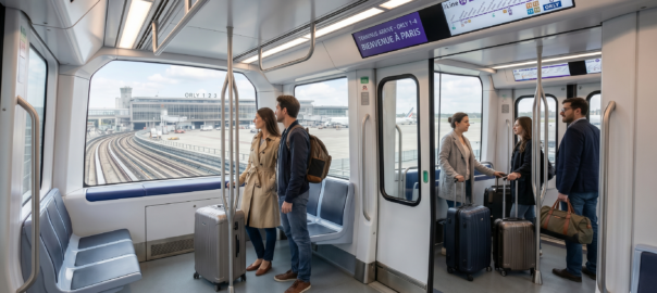 Métro ligne 14 aéroport Orly depuis Paris 2026 transport ticket prix durée