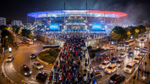Transport Stade de France taxi VTC RER B RER D métro 13 comment y aller Paris 2026